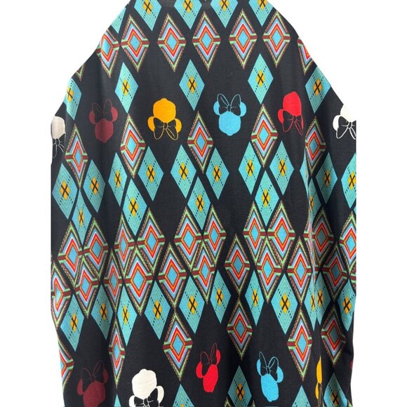 LuLaRoe Randy Disney Grey & Black Minnie Mouse Top - Picture 3 of 7